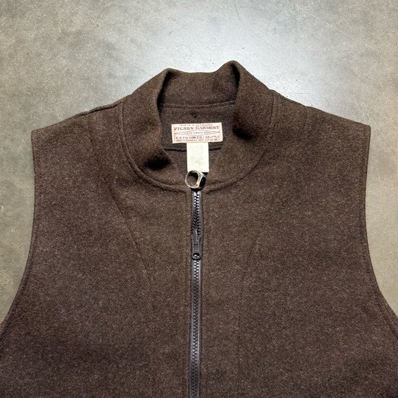 FILSON MACKINAW WOOL VEST LINER - Picture 3 of 7